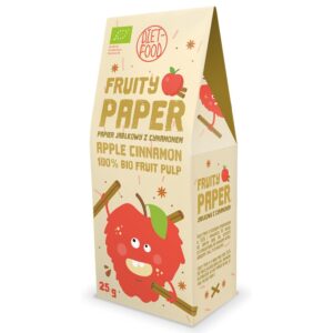 Diet Food Fruity Paper orgaanilised marjakrõpsud, Õuna-kaneeli (25 g) parim enne 01.08.2020 1/1