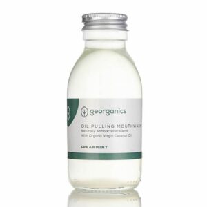 Georganics orgaaniline suuloputusvahend "Oil Pulling" kookosõli baasil, Rohemünt (100 ml) 1/1