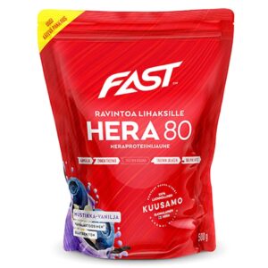 Fast Hera80 vadakuvalgupulber, Mustika-vanilje (500 g) 1/1
